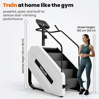 Commercial Stair Climber Machine - Heavy Duty for Cardio & Leg Workouts 💪 | Adjustable Resistance, High Capacity 🏋️‍♂️ | Perfect for Home & Gym Use