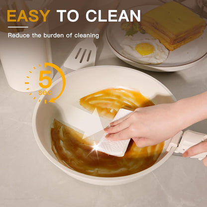 Detachable Induction Nonstick Cookware Set – Stackable, Space-Saving, Easy to Clean 🍳🔥