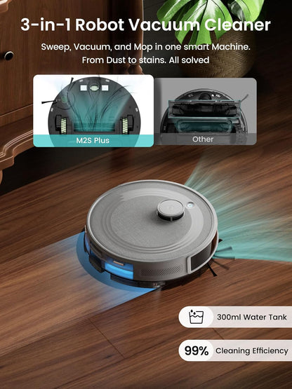 Self-Emptying Robotic Vacuum – Multi-Floor Cleaning, Smart Mapping, & Quiet Operation 🤖✨