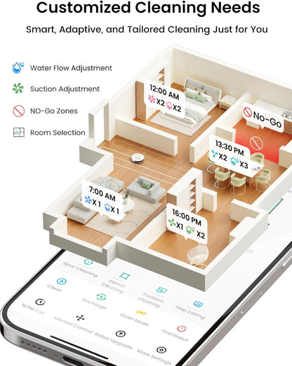 Lefant LiDAR Robot Vacuum with Smart Navigation & Self-Emptying - 6000Pa Suction, App-Controlled, Carpet Detection & More 🧹💡