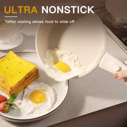 Detachable Induction Nonstick Cookware Set – Stackable, Space-Saving, Easy to Clean 🍳🔥