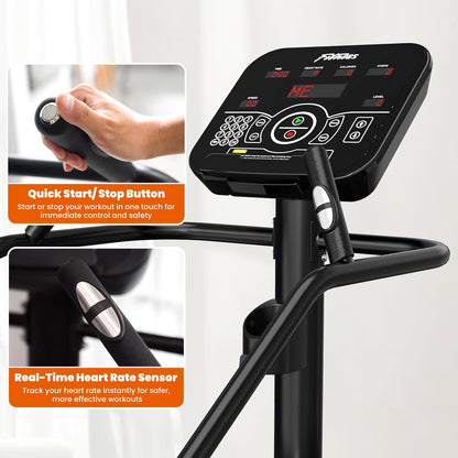 Commercial Stair Climber Machine - Heavy Duty for Cardio & Leg Workouts 💪 | Adjustable Resistance, High Capacity 🏋️‍♂️ | Perfect for Home & Gym Use