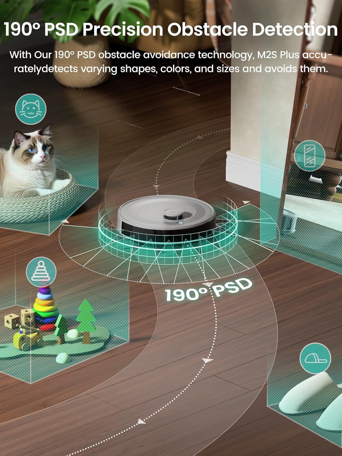 Self-Emptying Robotic Vacuum – Multi-Floor Cleaning, Smart Mapping, & Quiet Operation 🤖✨