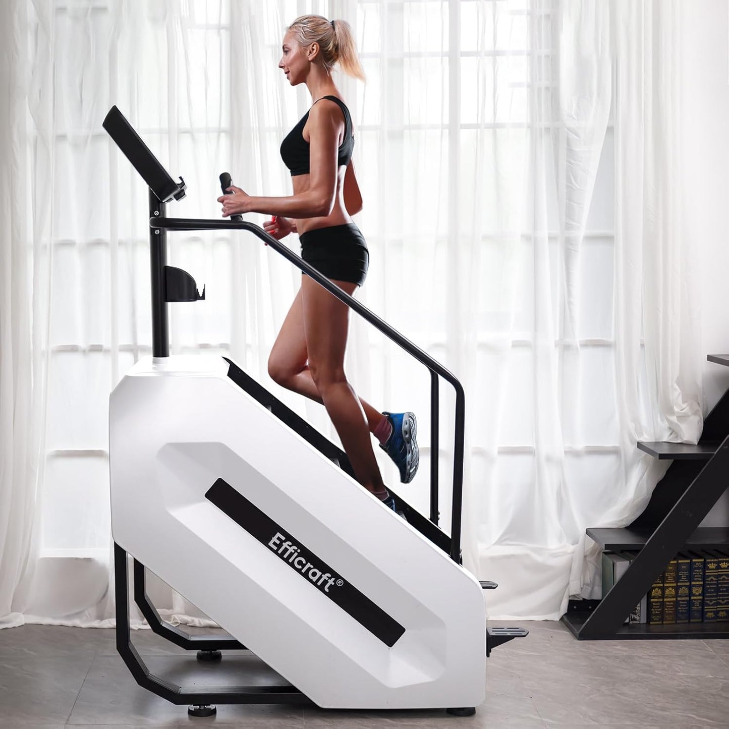 Commercial Stair Climber Machine - Heavy Duty for Cardio & Leg Workouts 💪 | Adjustable Resistance, High Capacity 🏋️‍♂️ | Perfect for Home & Gym Use