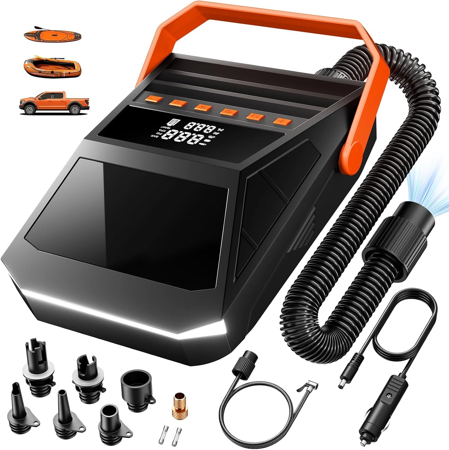 Electric Air Pump Connector – Fast Inflation for Paddleboards, Bikes & More ⛵🚴‍♂️
