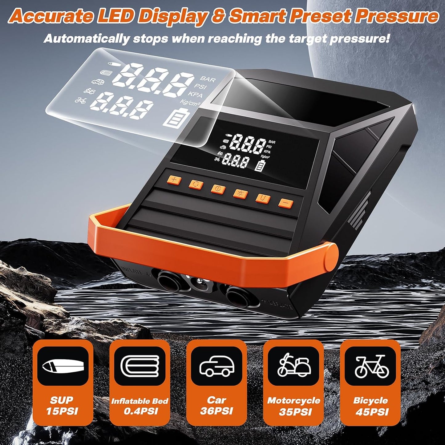 Electric Air Pump Connector – Fast Inflation for Paddleboards, Bikes & More ⛵🚴‍♂️